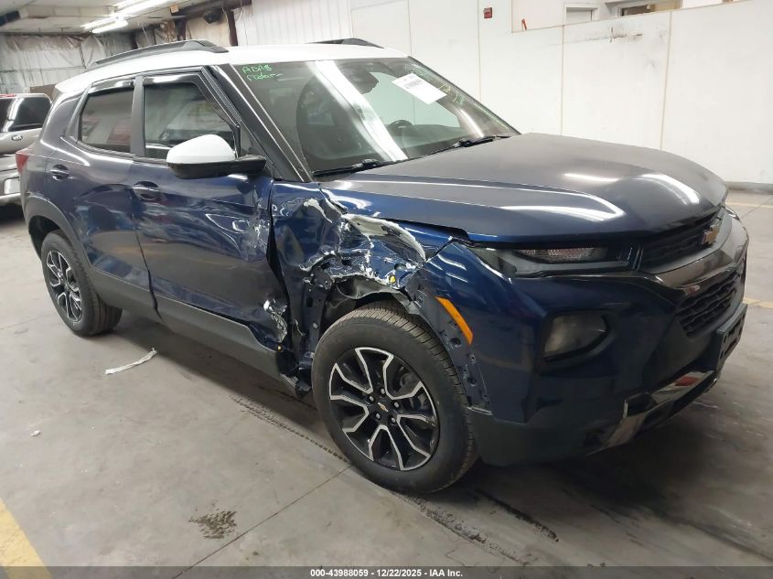 2022 Chevrolet Trailblazer Fwd Activ VIN: KL79MVSLXNB108957 Lot: 43988059