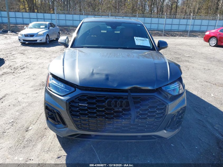 2024 Audi Q5 Sportback Premium Plus 45 Tfsi S Line Quattro S Tronic VIN: WA15AAFY3R2051297 Lot: 43988077