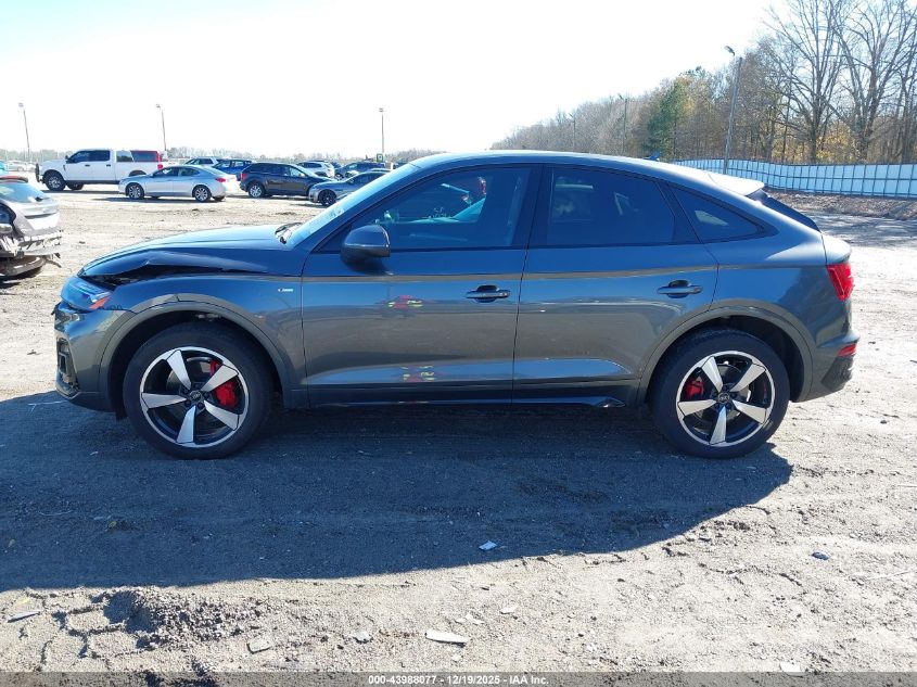2024 Audi Q5 Sportback Premium Plus 45 Tfsi S Line Quattro S Tronic VIN: WA15AAFY3R2051297 Lot: 43988077