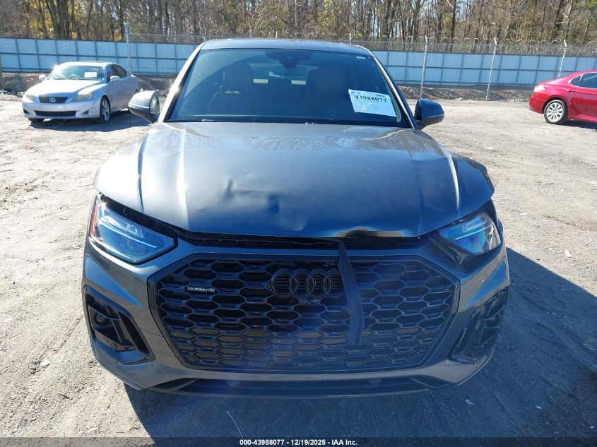 2024 Audi Q5 Sportback Premium Plus 45 Tfsi S Line Quattro S Tronic VIN: WA15AAFY3R2051297 Lot: 43988077