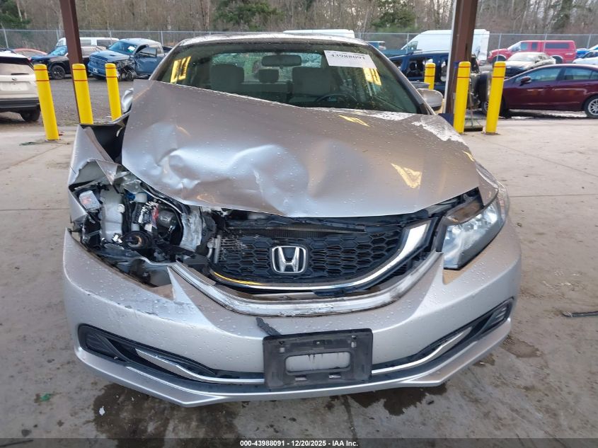 2014 Honda Civic Lx VIN: 19XFB2F53EE239432 Lot: 43988091