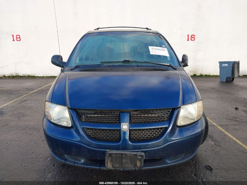 2002 Dodge Grand Caravan Ex VIN: 2B4GP74L32R619107 Lot: 43988109