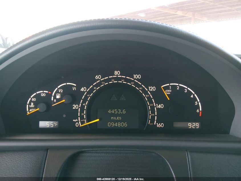 2005 Mercedes-Benz Cl 500 VIN: WDBPJ75J15A045423 Lot: 43988120