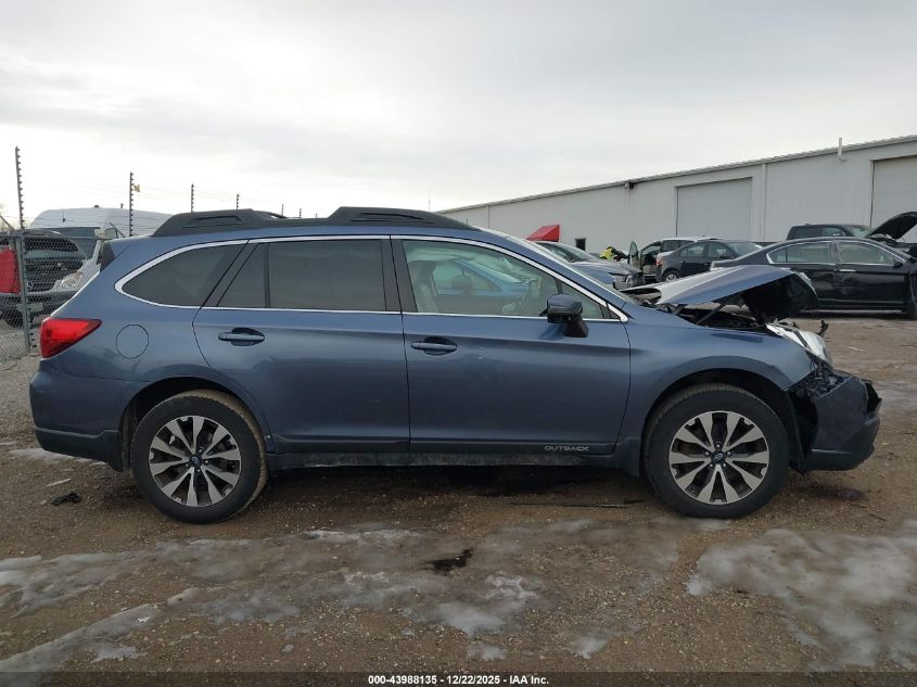 2016 Subaru Outback 2.5I Limited VIN: 4S4BSAJC2G3217961 Lot: 43988135
