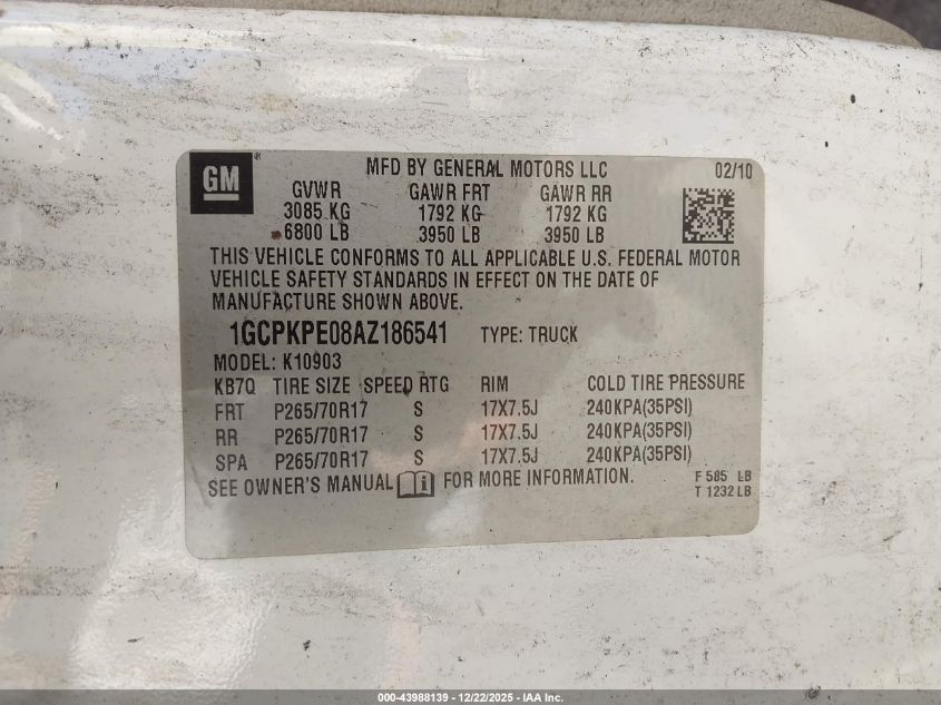 2011 Chevrolet Silverado 2500Hd Work Truck VIN: 1GC1KVCG1BF154026 Lot: 43988139