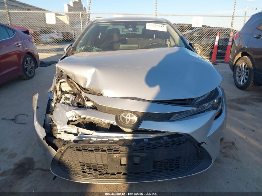2020 Toyota Corolla Le VIN: JTDEPRAE6LJ116060 Lot: 43988142