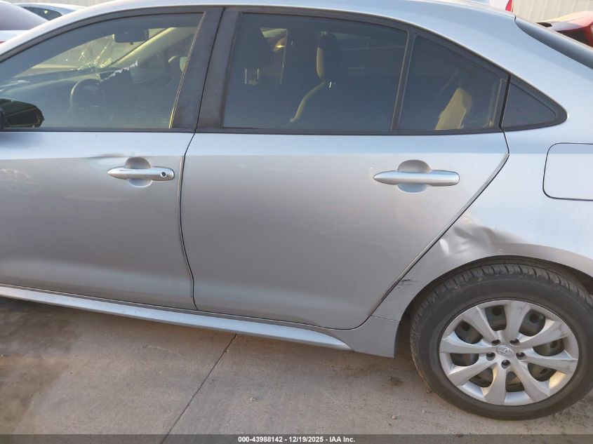 2020 Toyota Corolla Le VIN: JTDEPRAE6LJ116060 Lot: 43988142