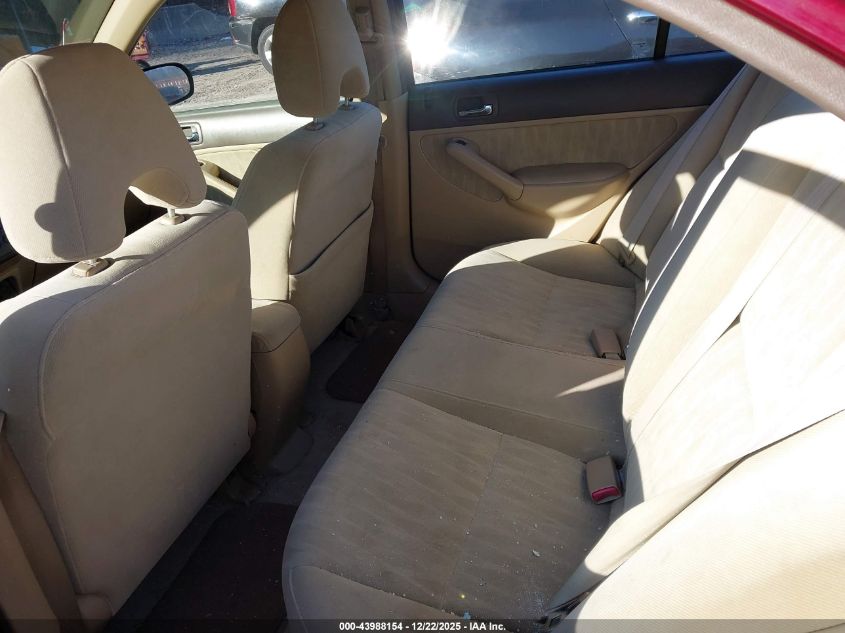 2003 Honda Civic Lx VIN: 2HGES16513H593071 Lot: 43988154