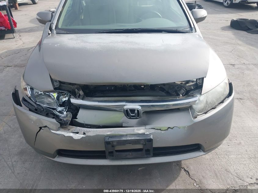 2008 Honda Civic Hybrid VIN: JHMFA36218S006504 Lot: 43988179