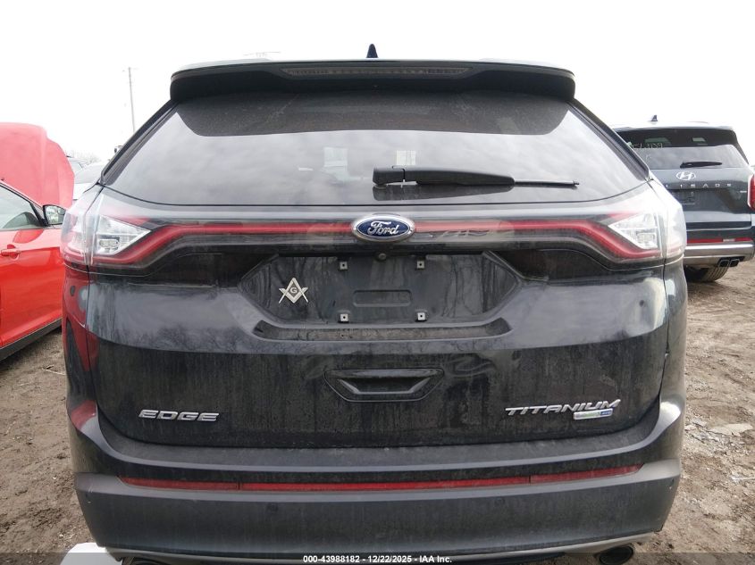 2017 Ford Edge Titanium VIN: 2FMPK4K9XHBB79018 Lot: 43988182