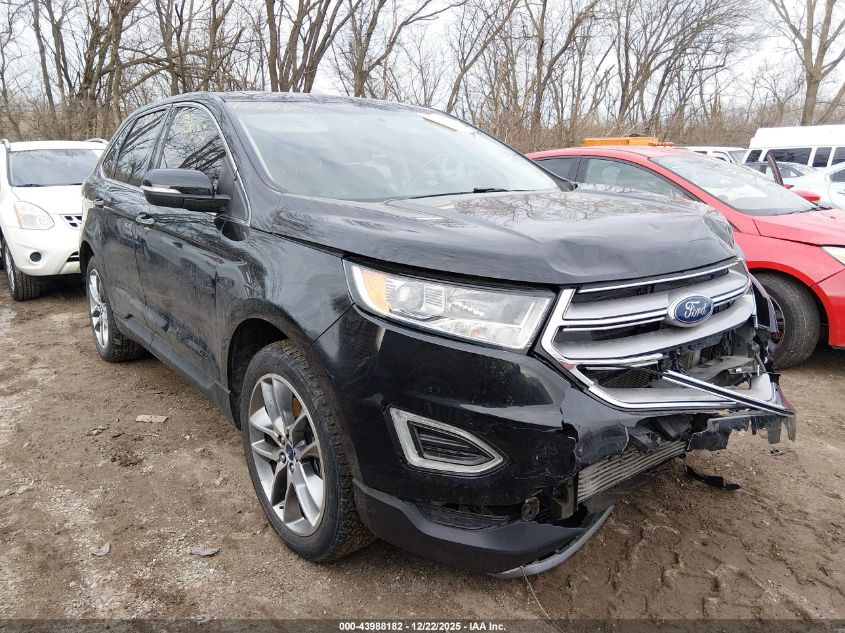 2017 Ford Edge Titanium VIN: 2FMPK4K9XHBB79018 Lot: 43988182