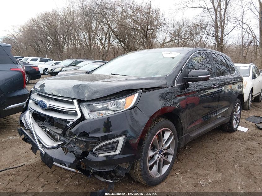 2017 Ford Edge Titanium VIN: 2FMPK4K9XHBB79018 Lot: 43988182