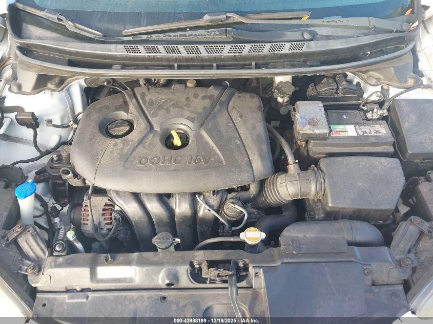 2012 Hyundai Elantra Limited VIN: 5NPDH4AE1CH110574 Lot: 43988189