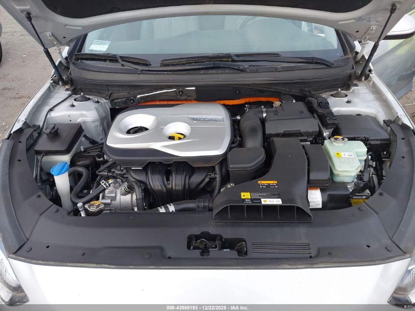 2019 Hyundai Sonata Hybrid Se VIN: KMHE24L3XKA088660 Lot: 43988193