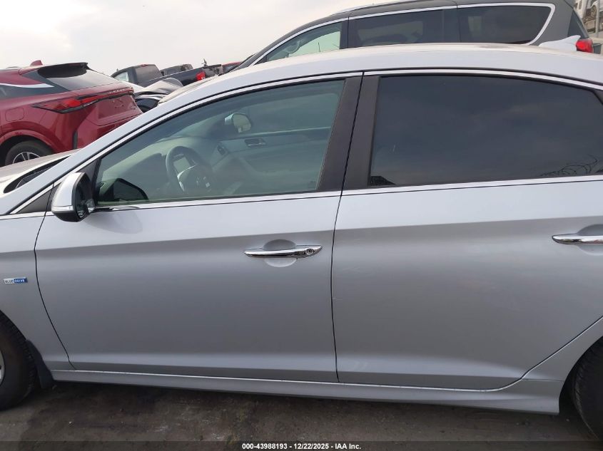 2019 Hyundai Sonata Hybrid Se VIN: KMHE24L3XKA088660 Lot: 43988193