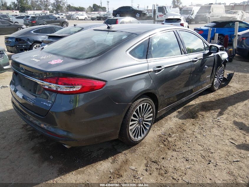 2017 Ford Fusion Hybrid Se VIN: 3FA6P0LU6HR398885 Lot: 43988194