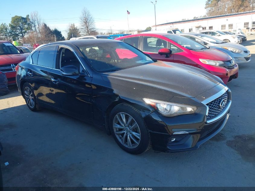 2021 Infiniti Q50 Pure VIN: JN1EV7AP7MM705035 Lot: 43988198
