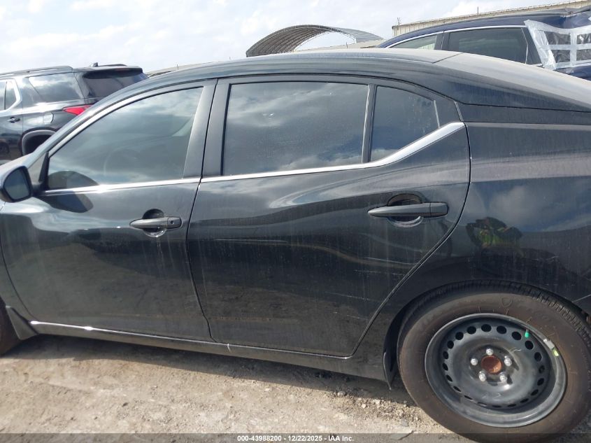 2025 Nissan Sentra S VIN: 3N1AB8BV0SY259377 Lot: 43988200