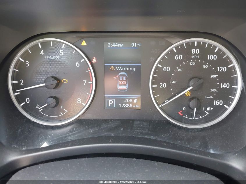 2025 Nissan Sentra S VIN: 3N1AB8BV0SY259377 Lot: 43988200