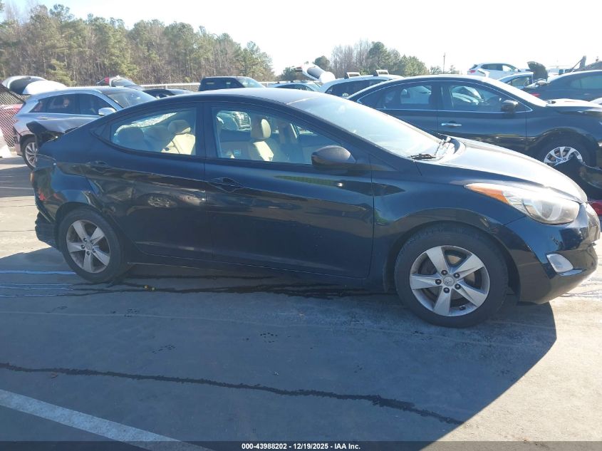 2012 Hyundai Elantra Gls (Ulsan Plant) VIN: KMHDH4AE8CU460849 Lot: 43988202