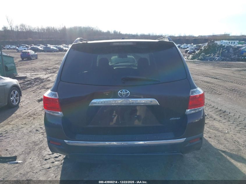 2012 Toyota Highlander Base V6 VIN: 5TDBK3EH2CS113467 Lot: 43988214