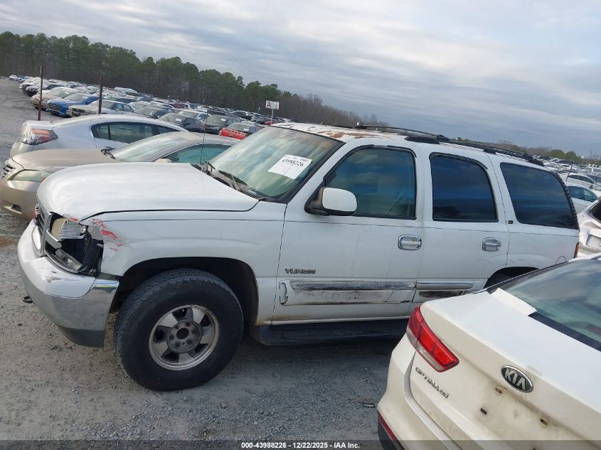 2001 GMC Yukon Sle VIN: 1GKEC13T51J177488 Lot: 43988226