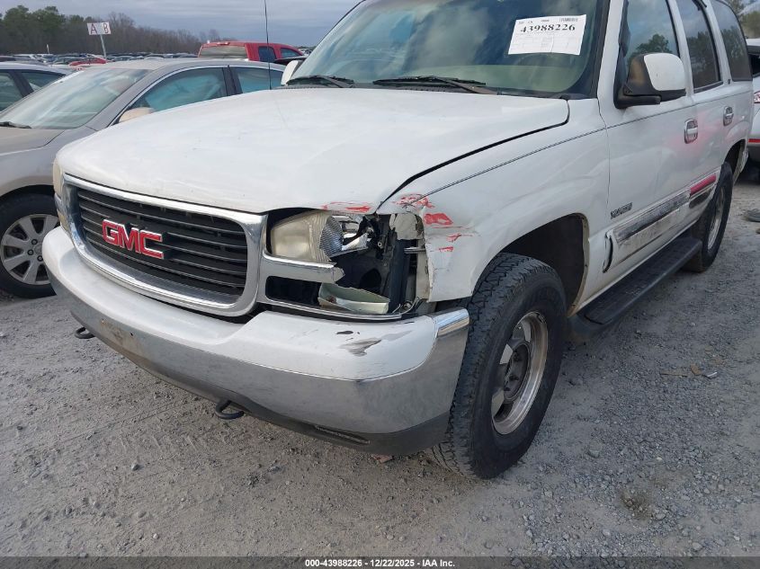 2001 GMC Yukon Sle VIN: 1GKEC13T51J177488 Lot: 43988226
