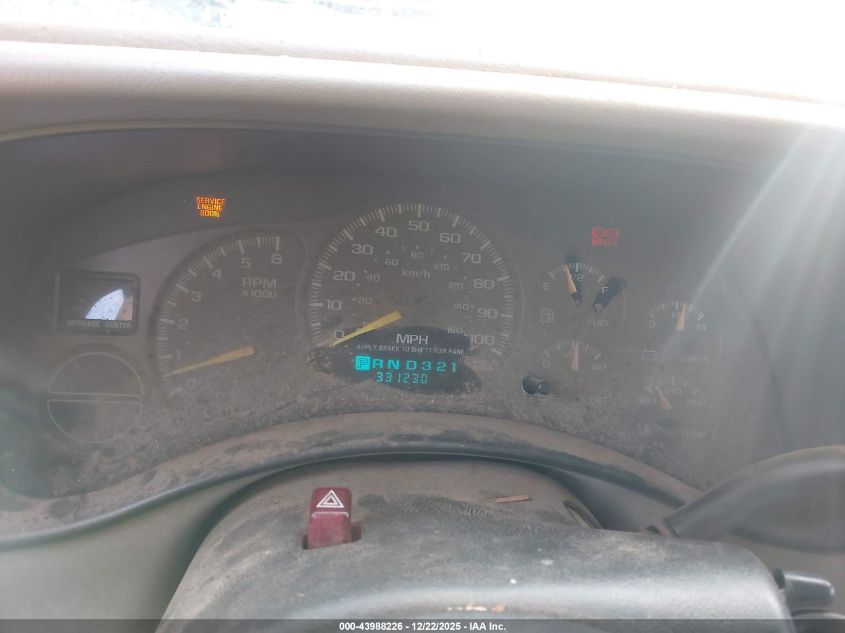 2001 GMC Yukon Sle VIN: 1GKEC13T51J177488 Lot: 43988226