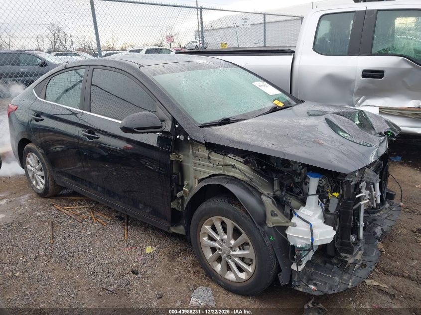 2022 Hyundai Accent Sel VIN: 3KPC24A61NE167547 Lot: 43988231