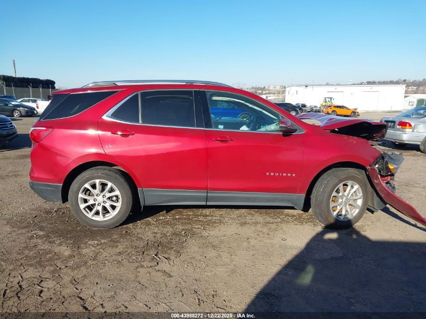 2018 Chevrolet Equinox Lt VIN: 3GNAXSEV2JL119762 Lot: 43988272