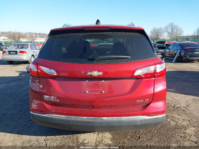 2018 Chevrolet Equinox Lt VIN: 3GNAXSEV2JL119762 Lot: 43988272