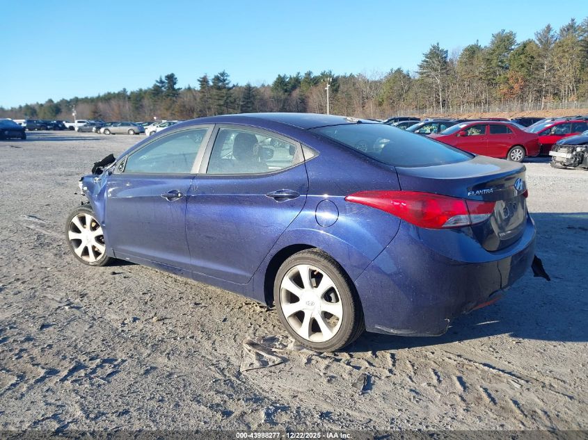 2011 Hyundai Elantra Limited VIN: 5NPDH4AE1BH040282 Lot: 43988277