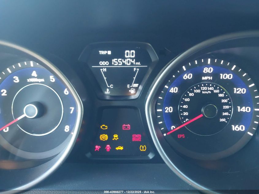 2011 Hyundai Elantra Limited VIN: 5NPDH4AE1BH040282 Lot: 43988277