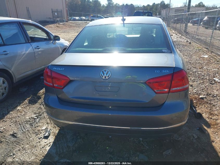 2015 Volkswagen Passat 2.0L Tdi Sel Premium VIN: 1VWCV7A35FC083428 Lot: 43988283