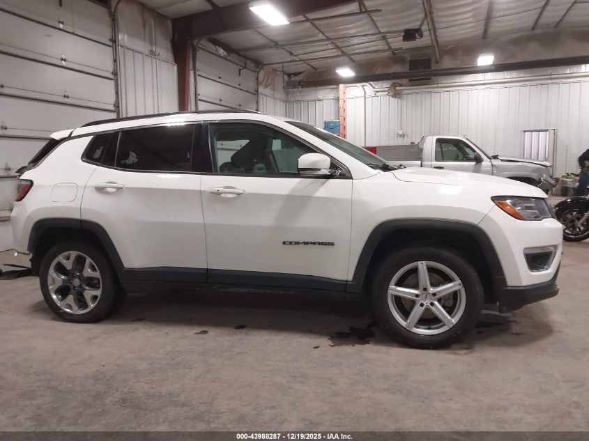 2019 Jeep Compass Limited 4X4 VIN: 3C4NJDCB5KT791154 Lot: 43988287