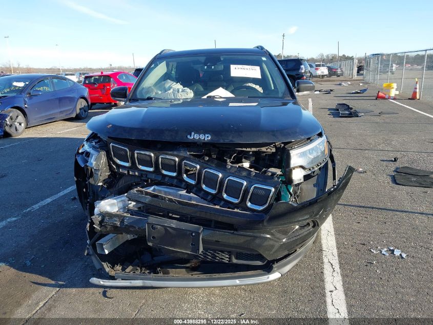 2022 Jeep Compass Limited 4X4 VIN: 3C4NJDCB9NT100731 Lot: 43988295