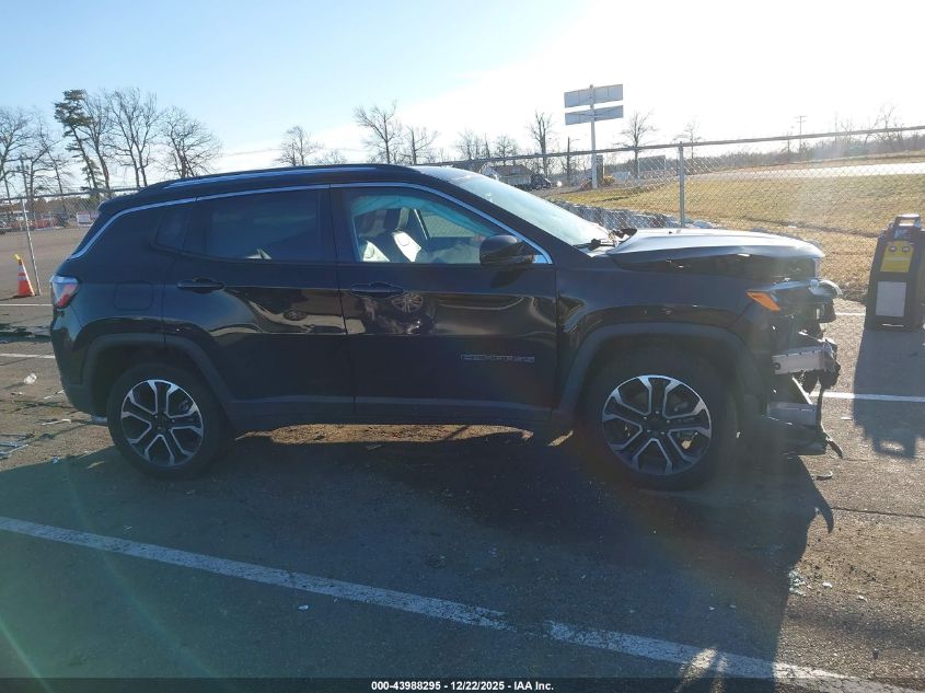 2022 Jeep Compass Limited 4X4 VIN: 3C4NJDCB9NT100731 Lot: 43988295