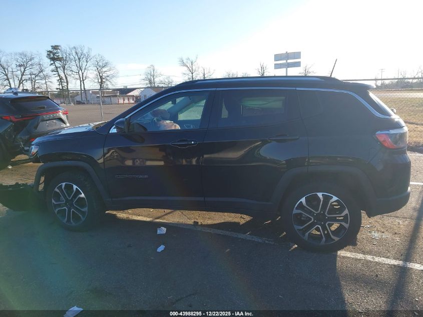 2022 Jeep Compass Limited 4X4 VIN: 3C4NJDCB9NT100731 Lot: 43988295