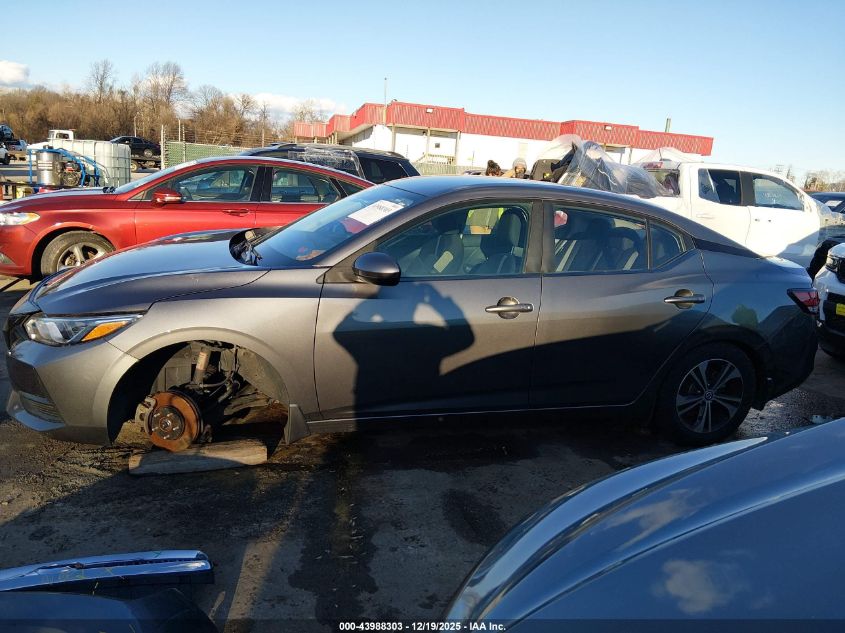 2021 Nissan Sentra Sv Xtronic Cvt VIN: 3N1AB8CV5MY258422 Lot: 43988303