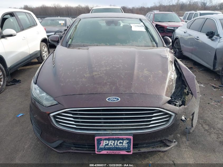2019 Ford Fusion Hybrid Se VIN: 3FA6P0LU4KR129727 Lot: 43988317