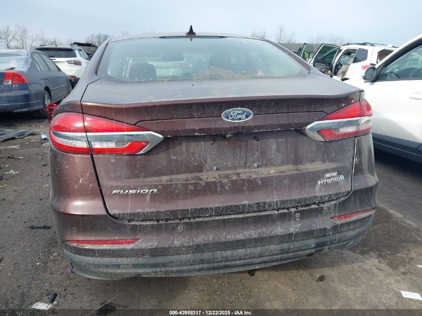 2019 Ford Fusion Hybrid Se VIN: 3FA6P0LU4KR129727 Lot: 43988317