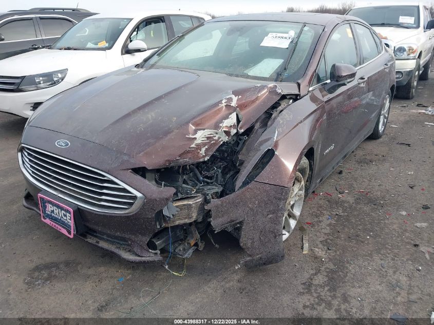 2019 Ford Fusion Hybrid Se VIN: 3FA6P0LU4KR129727 Lot: 43988317