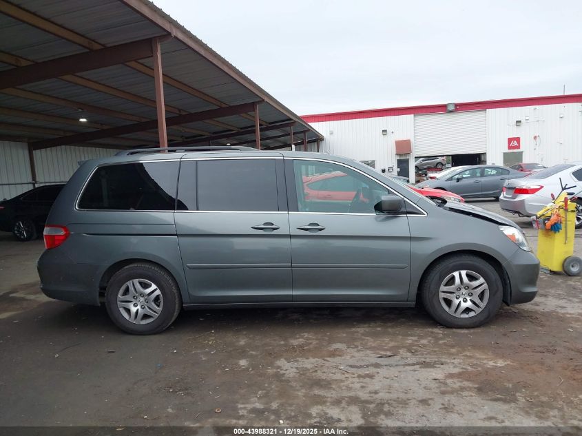 2007 Honda Odyssey Ex-L VIN: 5FNRL38667B443922 Lot: 43988321