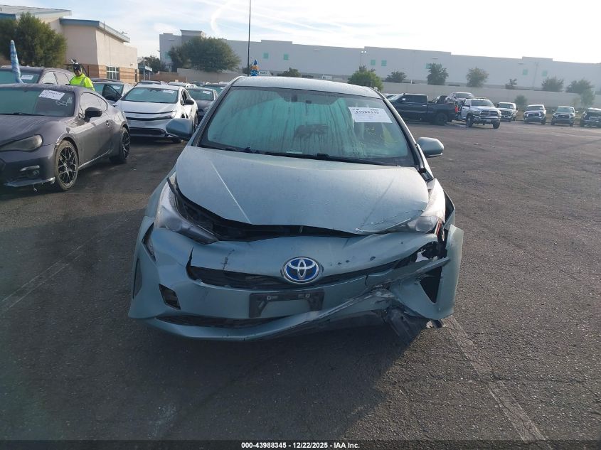 2016 Toyota Prius Three VIN: JTDKARFU3G3005352 Lot: 43988345