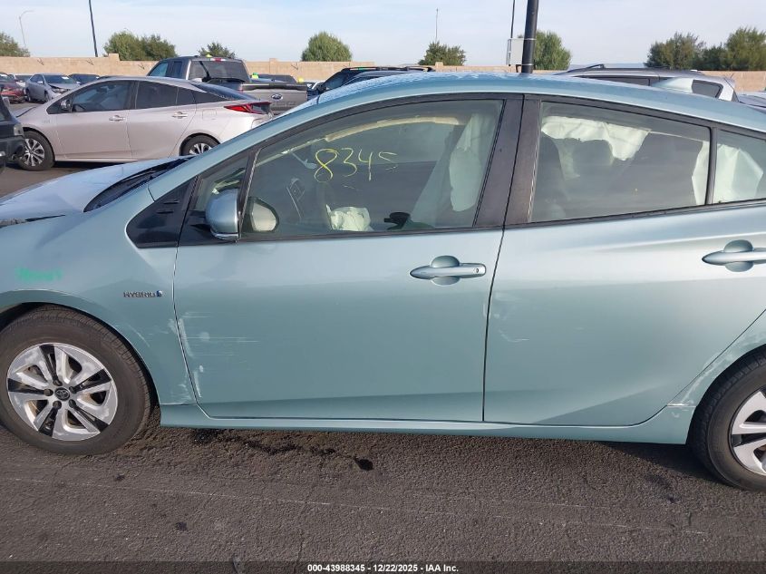 2016 Toyota Prius Three VIN: JTDKARFU3G3005352 Lot: 43988345