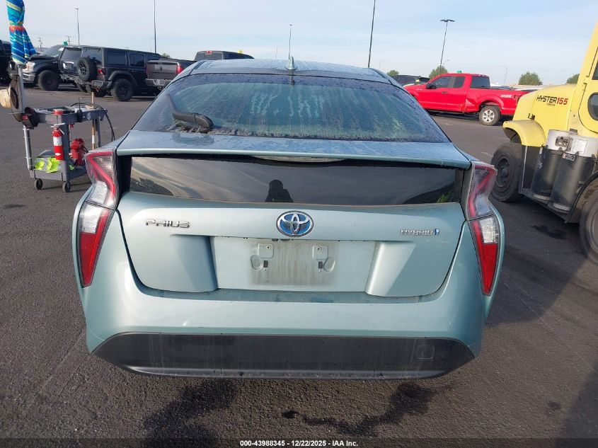 2016 Toyota Prius Three VIN: JTDKARFU3G3005352 Lot: 43988345