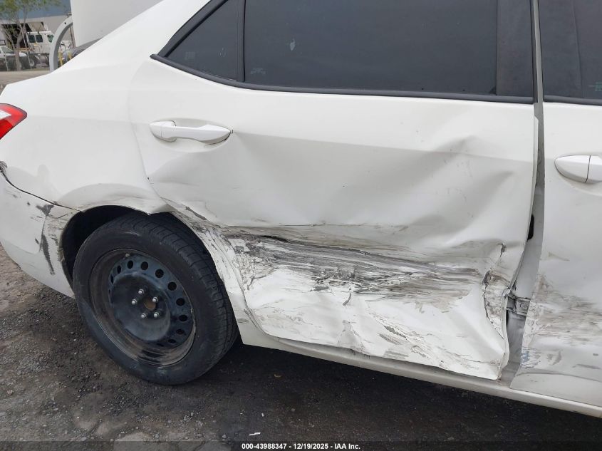 2016 Toyota Corolla Le VIN: 5YFBURHE6GP386781 Lot: 43988347