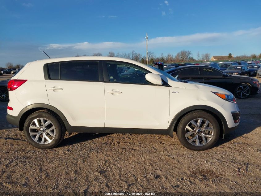 2016 Kia Sportage Lx VIN: KNDPBCAC3G7848894 Lot: 43988390