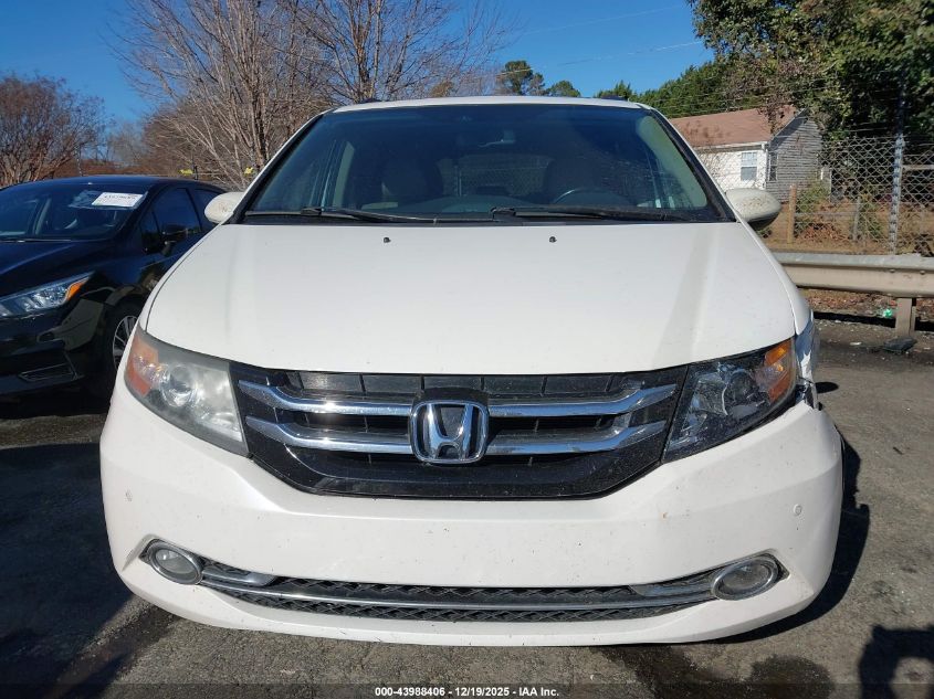 2014 Honda Odyssey Touring/Touring Elite VIN: 5FNRL5H97EB078864 Lot: 43988406