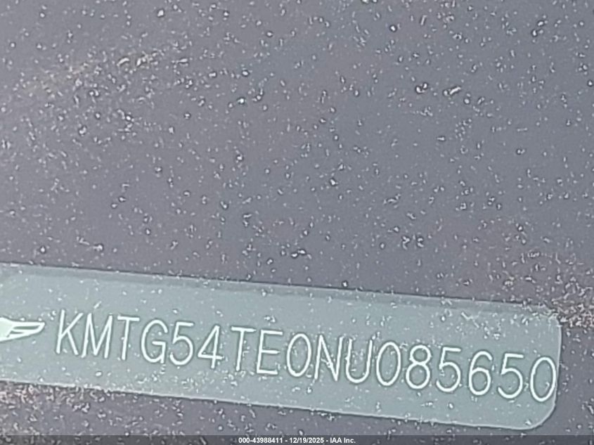 2022 Genesis G70 3.3T Rwd VIN: KMTG54TE0NU085650 Lot: 43988411